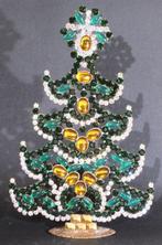 Kerstbeeldje - Verguld messing - Cristalli Swarovki