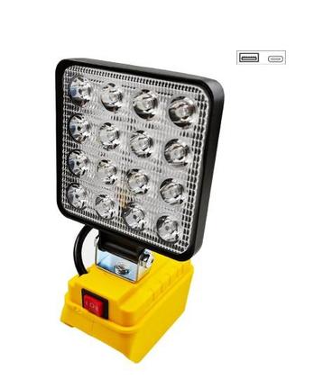 LEDLAMP GESCHIKT VOOR DEWALT ACCU 27W-5400 LUM beschikbaar voor biedingen