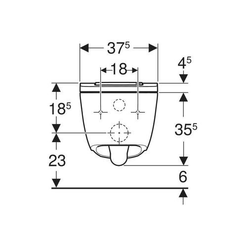 Douche WC Geberit AquaClean Glans Wit, Doe-het-zelf en Verbouw, Sanitair, Ophalen of Verzenden