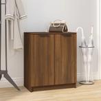 vidaXL Schoenenkast 59x35x70 cm bewerkt hout bruin, Huis en Inrichting, Kasten | Overige, Verzenden, Nieuw