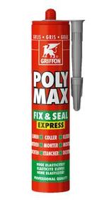 Griffon polymax fix seal express 425 gr, grijs, Verzenden, Nieuw