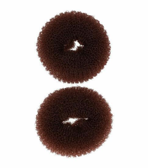 Haardonut Bun 6cm Klein Bruin, Sieraden, Tassen en Uiterlijk, Uiterlijk | Haarverzorging, Verzenden
