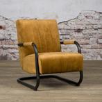 *WOONWINKEL* Tower Living Riva Fluwelen Fauteuil Buisframe G, Huis en Inrichting, Nieuw, Stof, Verzenden