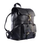 WILD WOODS Leren Unisex Wandel Rugzak met Voorvak - Zwart, Verzenden, Nieuw, Overige merken