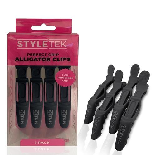 Styletek Alligator Clips Zwart Verdeelklem - 4stuks, Sieraden, Tassen en Uiterlijk, Uiterlijk | Haarverzorging, Overige typen