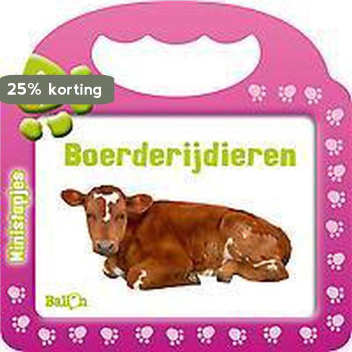 Boerderijdieren / Ministapjes / 0 9789037486292, Boeken, Kinderboeken | Baby's en Peuters, Gelezen, Verzenden