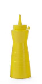 Dispenser Flacon Easy Squeeze, Hendi, 0,6l, Geel,