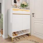 Schoenenopbergkast met 16-Kleuren LED en Lades Witte Hal Ka, Huis en Inrichting, Kasten | Schoenenkasten, Verzenden, Nieuw