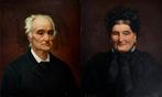 Emile Brunet (1864-1943) - Portraits de Monsieur et Madame