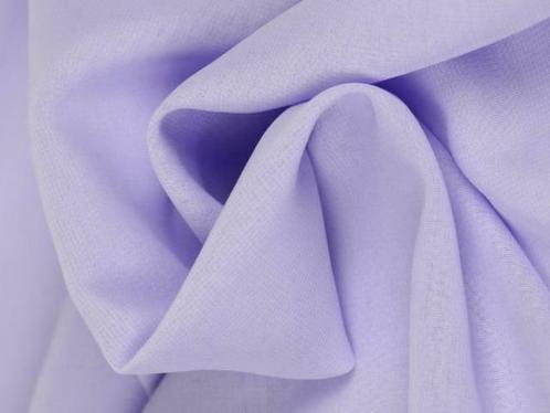 15 meter chiffon stof - Lavendel - 150cm breed, Hobby en Vrije tijd, Stoffen en Lappen, 120 cm of meer, 200 cm of meer, Paars