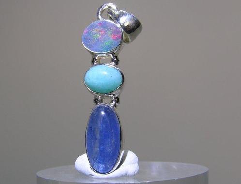 Opaal Hanger - Hoogte: 44 mm - Breedte: 8 mm- 4.69 g - (1), Verzamelen, Mineralen en Fossielen