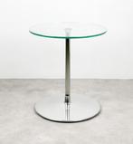 Artifort Circle 1 tafel by Pierre Paulin met glazen blad  3x, Glas, Rond, 45 tot 60 cm, Minder dan 55 cm