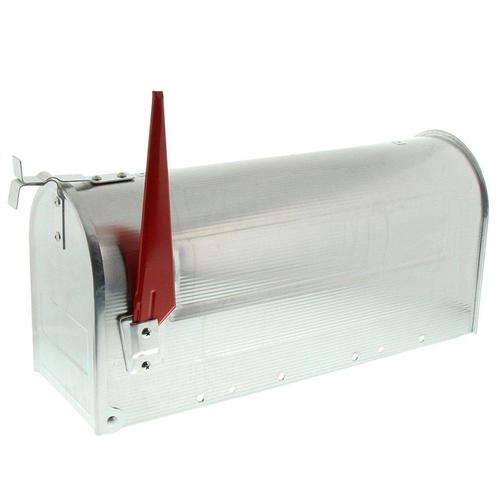 G2 Amerikaanse brievenbus US Mailbox - aluminium zilver, Tuin en Terras, Brievenbussen, Nieuw, Verzenden