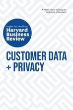 Customer Data + Privacy 9781633699861, Boeken, Verzenden, Gelezen, Harvard Business Review