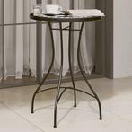 vidaXL Bistrotafel mozaïek Ø50x70 cm keramiek zwart en wit, Verzenden, Nieuw
