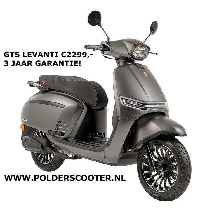 GTS Levanti /3 jaar garantie/ruim model/betrouwbare scooter!, Fietsen en Brommers, Scooters | Overige merken, Nieuw, Ophalen