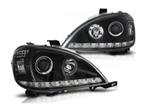 Daylight Black koplampen geschikt voor Mercedes W163 ML, Auto-onderdelen, Nieuw, Mercedes-Benz, Verzenden