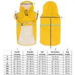 2dekans | Dutchwide - Hondenjas - Regenjas Hond - Blauw -, Dieren en Toebehoren, Ophalen of Verzenden, Zo goed als nieuw