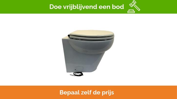 Bieden: Planus Stilo Plus Electric Marine Toilet, Watersport en Boten, Bootonderdelen, Kombuis en Sanitair, Nieuw, Zeilboot of Motorboot