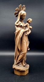 Südtirol Madonna mit Jesuskind ca. 33 cm. - Figuur - Hout, Antiek en Kunst