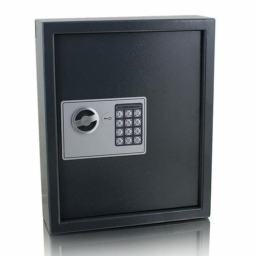 Elektronische sleutelkluis geschikt voor 48 sleutels - Grijs, Huis en Inrichting, Brandblussers en Brandkasten, Nieuw, Verzenden