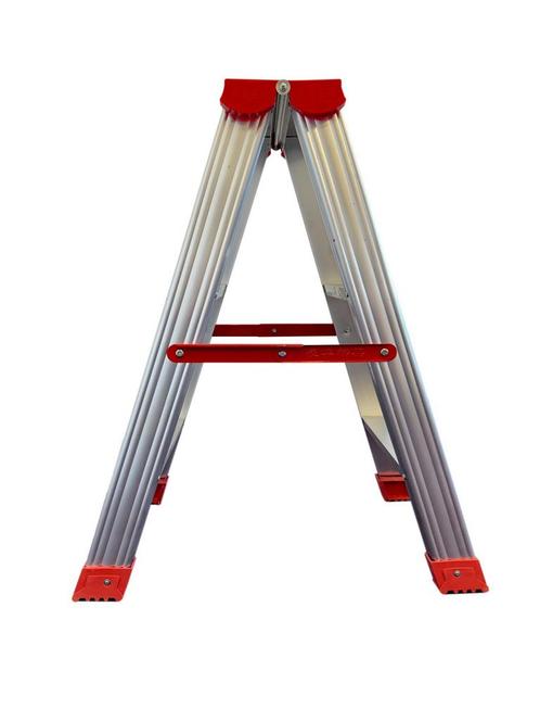 Duurzame Bedrijfstrap - Aluminium - 2x3 Treden - Maximale..., Doe-het-zelf en Verbouw, Ladders en Trappen, 2 tot 4 meter, Opvouwbaar of Inschuifbaar