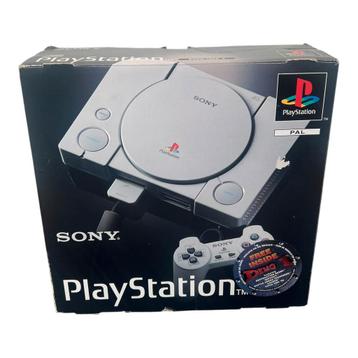 Sony Playstation 1 Phat Console (In doos) beschikbaar voor biedingen
