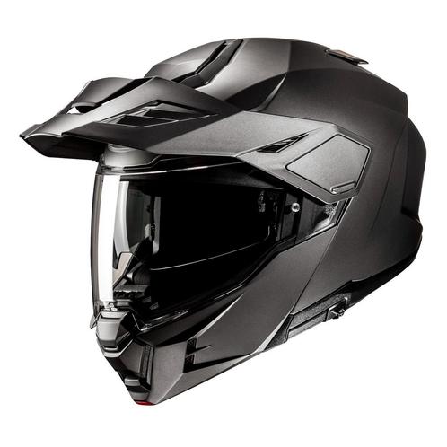 HJC i80 Solid Zilver Adventure Motorhelm, Motoren, Kleding | Motorhelmen, Offroadhelm, Heren, XS, Nieuw met kaartje, HJC, Verzenden