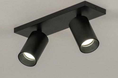 Rietveld Spots - Zwart - Metaal, Aluminium, Huis en Inrichting, Lampen | Hanglampen, Verzenden