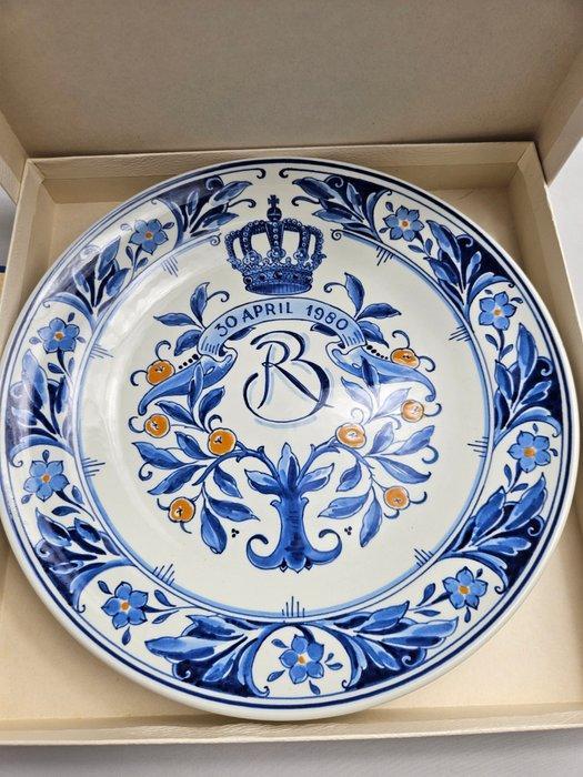 De Porceleyne Fles, Delft - Bord - Aardewerk, Antiek en Kunst, Antiek | Glas en Kristal