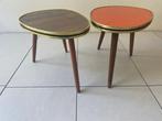 Set bijzettafels - Hout - Twee bijzettafels formica