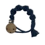 Macramé Speenkoord Spiral - Petrol Blauw - Katoen -, Kinderen en Baby's, Ophalen of Verzenden, Nieuw
