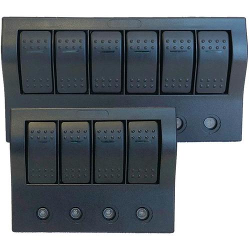 Schakelpaneel 12V 4 of 6 Schakelaars Auto Fuse, Watersport en Boten, Bootonderdelen, Nieuw, Zeilboot of Motorboot, Ophalen of Verzenden