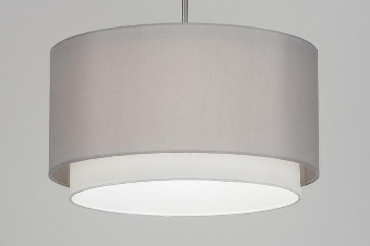 Rietveld Hanglampen - Grijs - Stof, Huis en Inrichting, Lampen | Hanglampen, Verzenden