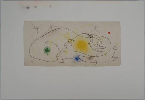 Joan Miro (1893-1983) - Oiseau et étoiles, Antiek en Kunst, Antiek | Overige Antiek