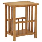 vidaXL Bijzettafel 45x35x55 cm massief eikenhout, Huis en Inrichting, Tafels | Bijzettafels, Verzenden, Nieuw