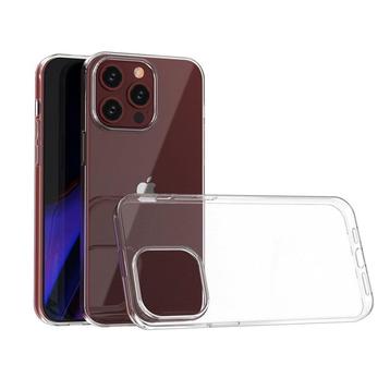 iPhone 15 Pro Max Premium Soft TPU Hoesje Transparant beschikbaar voor biedingen