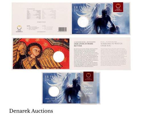 Oostenrijk. 10 Euro 2017/2018 Archangel Series (4 coins), Postzegels en Munten, Munten | Europa | Euromunten