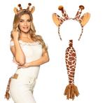 Giraffe Diadeem Met Staart, Hobby en Vrije tijd, Feestartikelen, Ophalen of Verzenden, Nieuw