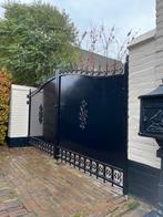 Inrijpoorten, sierhekwerk, schuifpoorten, lamellen hekwerk, Tuin en Terras, Nieuw, IJzer, Sierhekwerk, Met poort