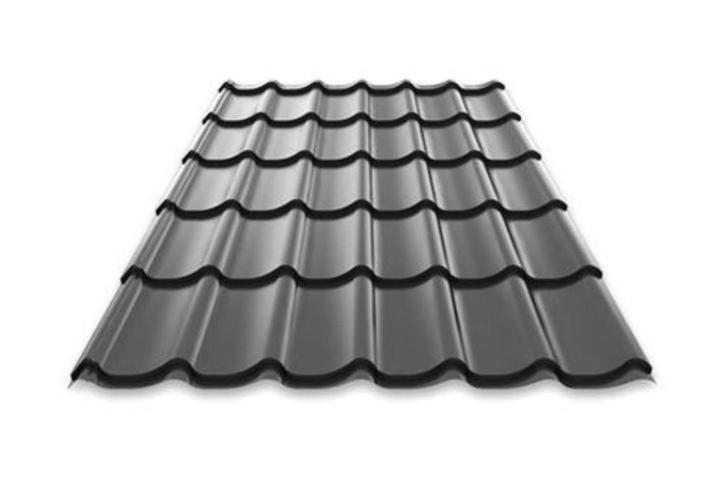 Dakpanprofielplaat antraciet, va. € 8,75 m2 | Dakpanplaten, Doe-het-zelf en Verbouw, Platen en Panelen, Nieuw, Minder dan 20 mm