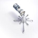 2FAST - Chrome Silver Graffiti Soup Splash Can Sculpture