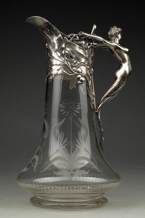 Albert Kohler & Cie. - Karaf - Verzilverd, Antiek en Kunst, Antiek | Meubels | Stoelen en Banken