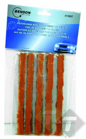 Banden Reparatie Proppen, 10 Delig, 100mm Lang, Auto diversen, Autogereedschap, Nieuw, Ophalen of Verzenden