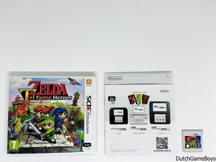 Nintendo 3DS - The Legend Of Zelda - Tri Force Heroes - HOL, Spelcomputers en Games, Games | Nintendo 2DS en 3DS, Gebruikt, Verzenden