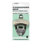 Benson Flesopener voor aan de muur - zilver - 8.5 x 5.5 cm, Ophalen of Verzenden, Nieuw