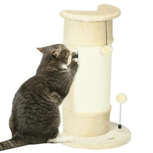 TRUUSK Krabpaal Voor Katten Met Speelgoed En 2 Ballen, Gemaa, Dieren en Toebehoren, Katten-accessoires, Nieuw, Verzenden