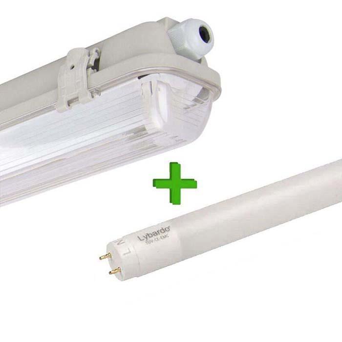 LED TL armatuur IP65 60 cm incl. LED TL buis 7.6W 4000K, Huis en Inrichting, Lampen | Overige, Nieuw, Verzenden