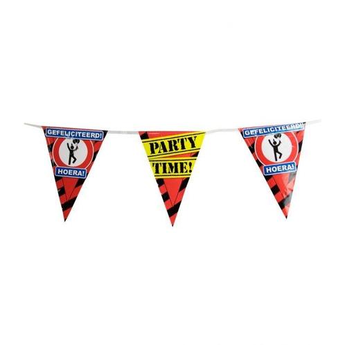 Party vlaggetjes - Gefeliciteerd hoera, Hobby en Vrije tijd, Feestartikelen, Nieuw, Ophalen of Verzenden