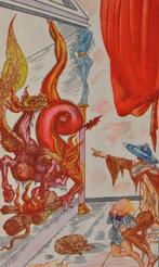 Salvador Dali (1904-1989) - Le dragon des Ténèbres, Antiek en Kunst, Kunst | Schilderijen | Modern